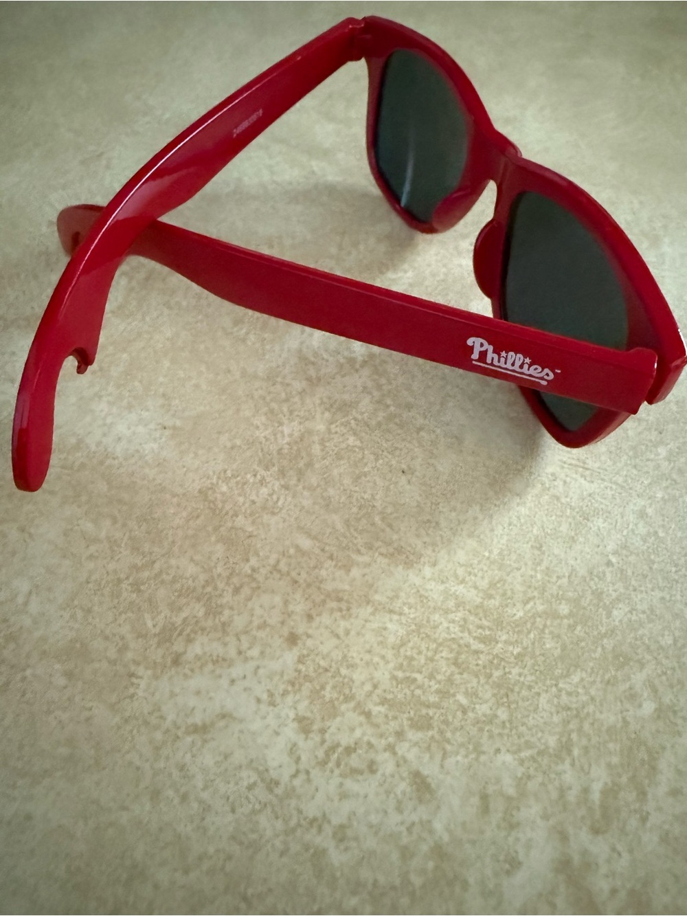 Phillies Red Retro Wayfarer Style Sunglasses